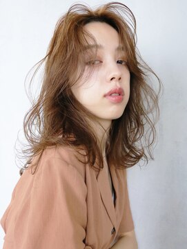 アルバム 渋谷パルコ(ALBUM) アプリコットベージュ_アッシュブラウンネオウルフ_66504