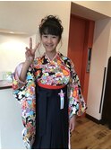 アップ、着付