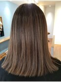 【hair resort MAHANA平岩】ロブ×グラデーションハイライト