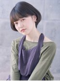 【AUBE HAIR】小顔_丸みショートスタイル