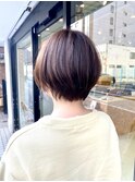 襟元スッキリ!マッシュショート