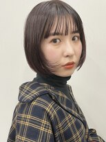 コード 四条河原町駅店(CHORD)&nbsp;京都　河原町　美容室　顔まわりレイヤーボブ　ピンクブラウン