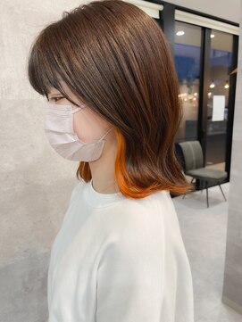 ニコル(NICOLL) オレンジインナーカラー