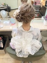 アップスニニー(up's niny)&nbsp;＊ふわふわかわいい浴衣の着付けとヘアセット＊