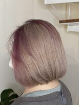 ピークスヘア(peaks hair) フェイスフレーミング ハイトーン デザインカラー ブリーチ2回