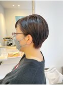 【ショートヘア専門イマジナシオン】耳かけショートボブ