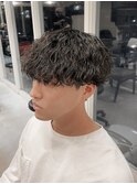 波巻きパーマ