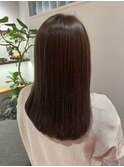 3月 ショコラアッシュ/ヘルシースタイル/縮毛矯正・ストレート