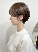 ショートボブ/大人巻き/ぷつっとボブ/ナチュラルカラー/高松