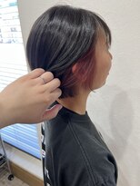 リアンヘアー フラット(Lien hair flat) ちょい見せインナーカラーショートボブ