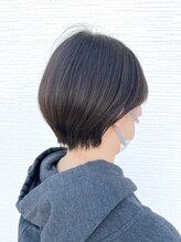 ルアン(Luan) 大人可愛い 20代 30代 40代 丸み耳掛けショート◎