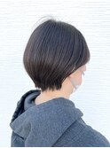 大人可愛い 20代 30代 40代 丸み耳掛けショート◎