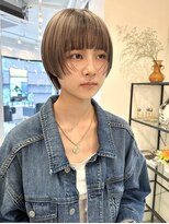 シータ(sheta)&nbsp;【表参道sheta/中澤】前髪インナーグレージュ　マチルダボブ