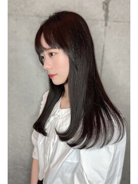 クーエフー(coo et fuu) 10代20代30代40代 前髪 ワンレンロングヘアー ふ