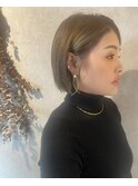 切りっぱなしボブ マチルダボブ ミニボブ