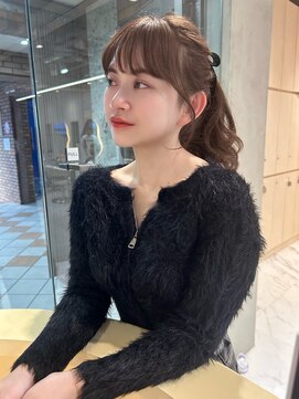 グロー 大宮(GLROW) 韓国　レイヤー　顔周り　前髪　イメチェン　haruhi