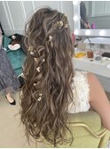 【sae】外国人風 花嫁　ハーフアップ ☆