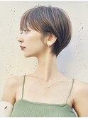 美シルエットくびれレイヤークールショートショートボブヘア