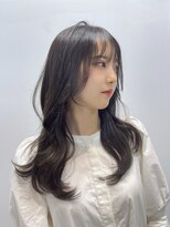 アクション 心斎橋店(ACTION) ハッシュレイヤー/透け感オリーブ
