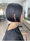 【中目黒】大人の黒髪ワンレンボブ