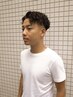 【相馬専用】カット+パーマorカラー+眉カット+血行促進炭酸ヘッドスパ