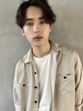 パーク(PARK) 【PARK】メンズアップバング×ナチュラルパーマ