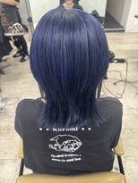 アジールヘア 所沢プロペ通り店(agir hair)&nbsp;ブルーラベンダーシルバーミニウルフ
