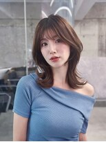 フィヴェント(Fivent) 美髪韓国レイヤーイメチェン似合わせチェリーブラウンミニウルフ