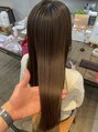 ルーア カインドサロン(Ruua kind salon)&nbsp;ストレートなのにツヤ感と柔らかさのあるアルテマストレート。