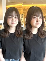 ドルセプラタ(Dulce plata)&nbsp;暗めぽってり暖色カラー小顔レイヤーカット