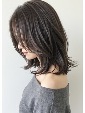 アントワープトーキョー(antwerp TOKYO) 30代40代50代外ハネミディアムレイヤー髪質改善酸性ストレート