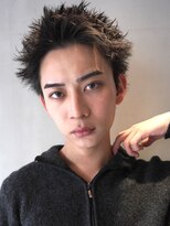 ニコ トウキョウ ロジック(nico TOKYO Logic)&nbsp;刈り上げアップバングスパイキーショートパーマスパイラルパーマ