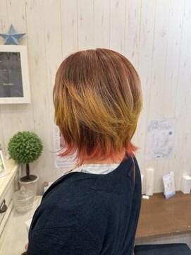 ニケロランジュ(Nike L'orange) 紅葉カラー/デザインカラー/グラデーションカラー/30代/20代