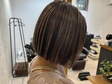 #中百舌鳥#ハイライト#白髪ぼかし#髪質改善トリートメント