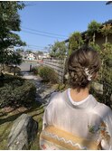 入学式×まとめ髪ヘアセット
