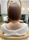 ナチュラル艶ボブ