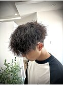 縦落ちツイストスパイラルパーマ