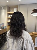 ロング×プードルパーマ