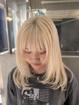 ヲタク(wotaku.) ホワイトブロンド抜きっぱなしブリーチハイトーンケアブリーチ