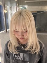 ヲタク 渋谷 代官山 恵比寿(wotaku.) ホワイトブロンド抜きっぱなしブリーチハイトーンケアブリーチ