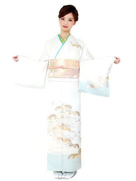 ゲッカビジン(GEKKABIJIN) レンタル訪問着AS72 37000円《東京着物レンタル六本木月下美人》