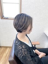 美容室ママハウス バレイヤージュショート