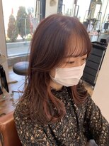 シエルバイアフロート(ciel by afloat)&nbsp;〈藤間〉韓国ヘア/インナーピンクカラー