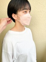 ラミエ バイ メルト 吉祥寺(lamie by melt)&nbsp;*滝田*マッシュショート シースルーバング 前髪 丸みショート