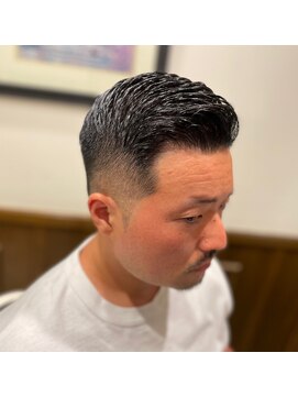 ヒロギンザバーバーショップ 神楽坂店(HIRO GINZA BARBER SHOP) 【サイドパート×スキンフェード】理容室/バーバーショップ