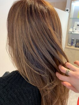 アズールサン 草加西口店(azule-sun) 白髪ぼかし,ハイライト,ショコラアッシュ,ふんわりカール,草加駅