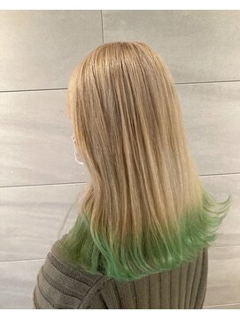 リー 京橋(Lee) 【Lee京橋】ミディアム×すそカラー