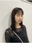 ダークグレージュ/地毛風カラー/ナチュラル/透明感カラー/秋/冬