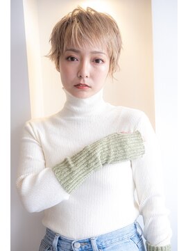 ジョワイユヘアーデザイン(Joyeux) 【joyeux】ハイトーンが可愛い♪カジュアルショート