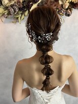 フェリーチェ(Felice)&nbsp;花嫁ヘア　前撮りヘアメイク　ウェディング　編みおろし